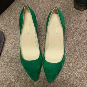 Women’s green heels